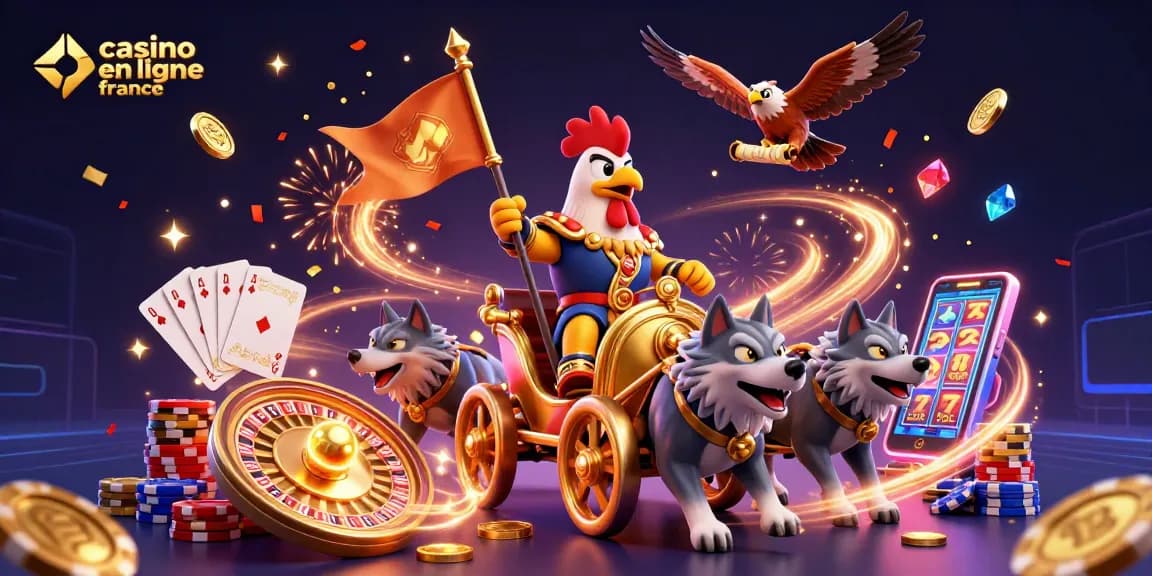 Jouez dans le casino en ligne France avec ce roi guerrier coloré et une distribution de pièces et de gemmes