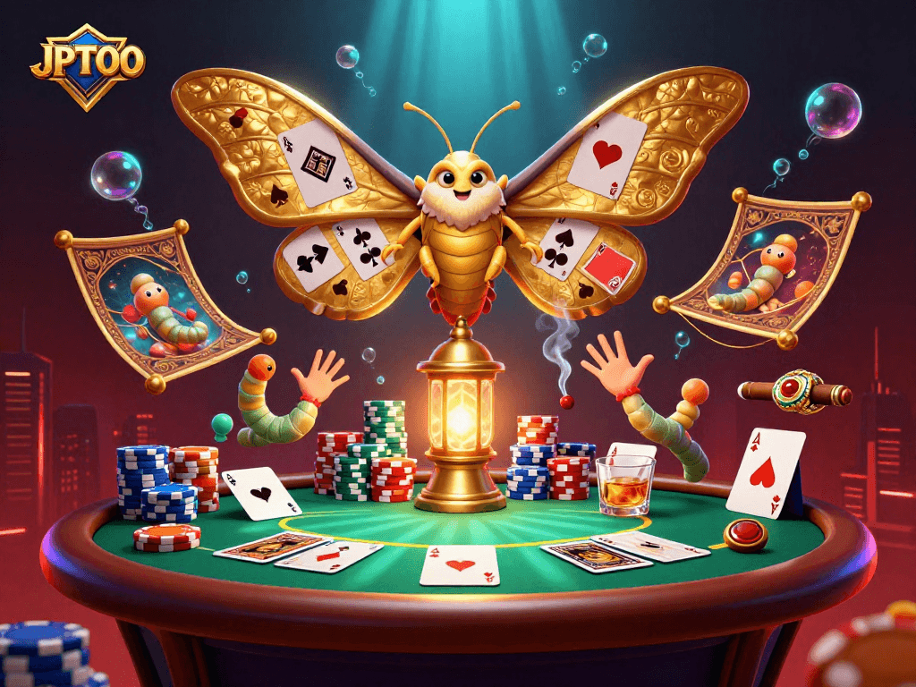 Experience vibrant online gaming with JPTOTO's engaging casino scenes and colorful elements.
