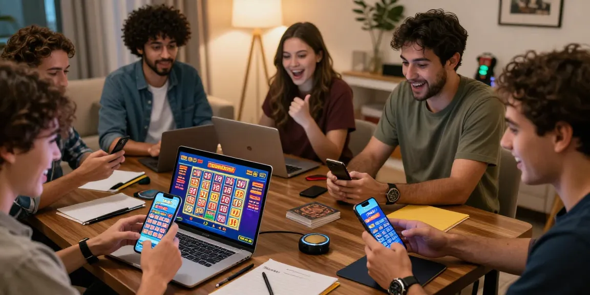 Pengguna platform diana4d menikmati pengalaman togel online dengan perangkat mereka, menunjukkan suasana bermain yang seru.
