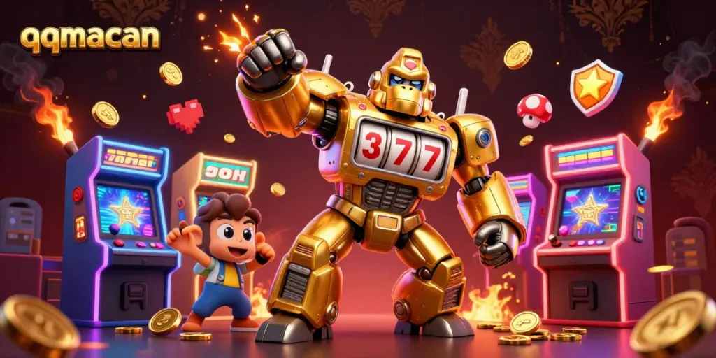 Experience real-time gaming interaction at qqmacan featuring dynamic 3D characters and casino elements.