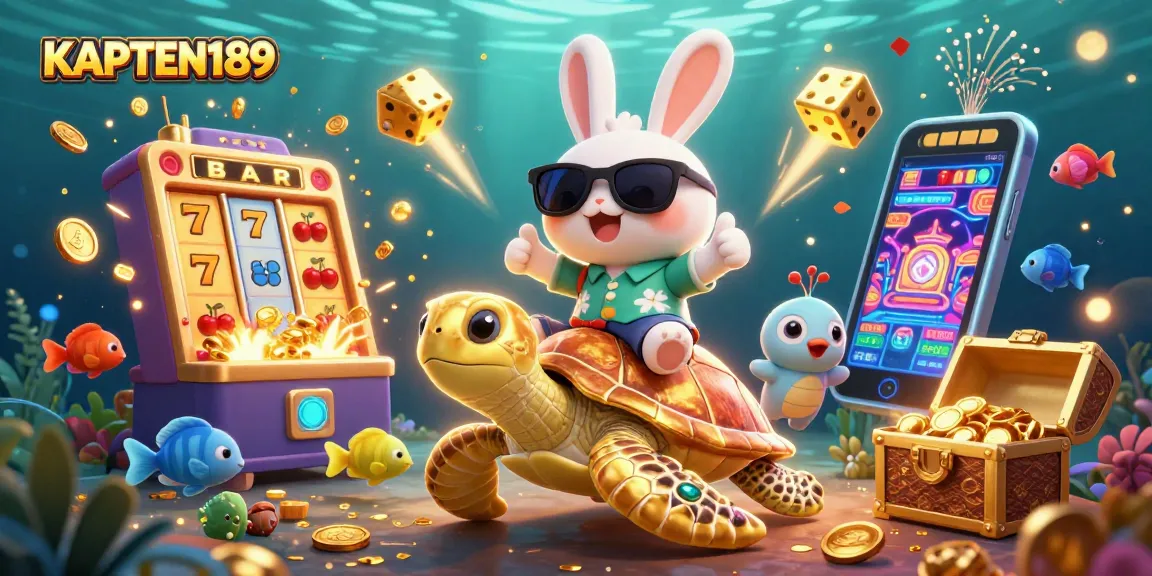 KAPTEN189 menghidupkan kegembiraan bermain slot dengan mesin 3D yang berkilau dan karakter lucu