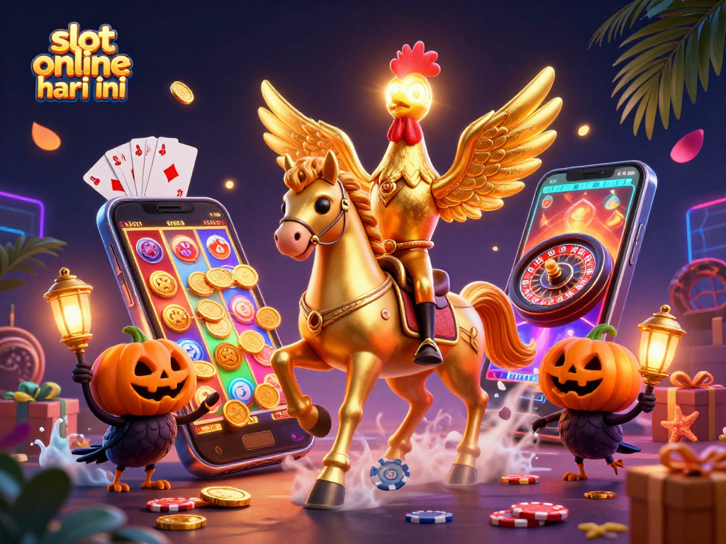 Slot online hari ini menyajikan permainan menarik di kasino, dengan elemen visual yang memukau.