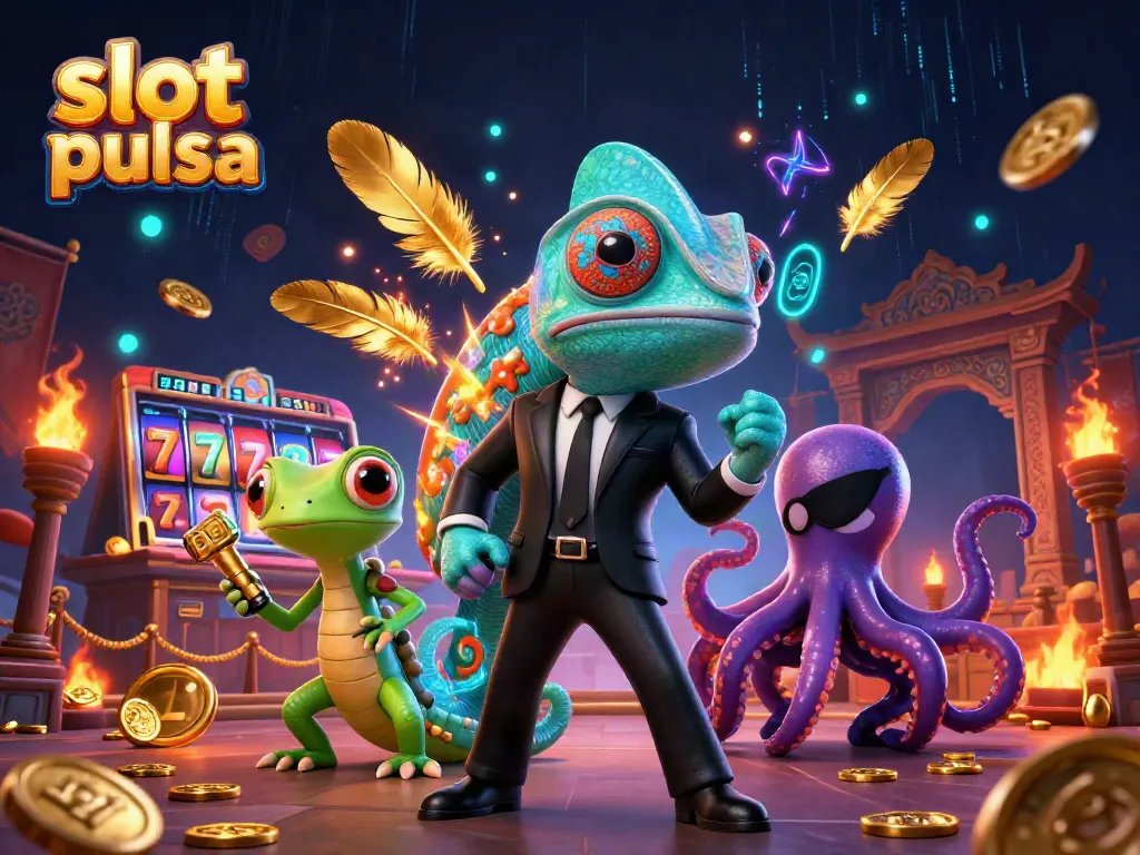 Menangkan slot pulsa dengan karakter agen dan hewan canggih dalam permainan yang dinamis.