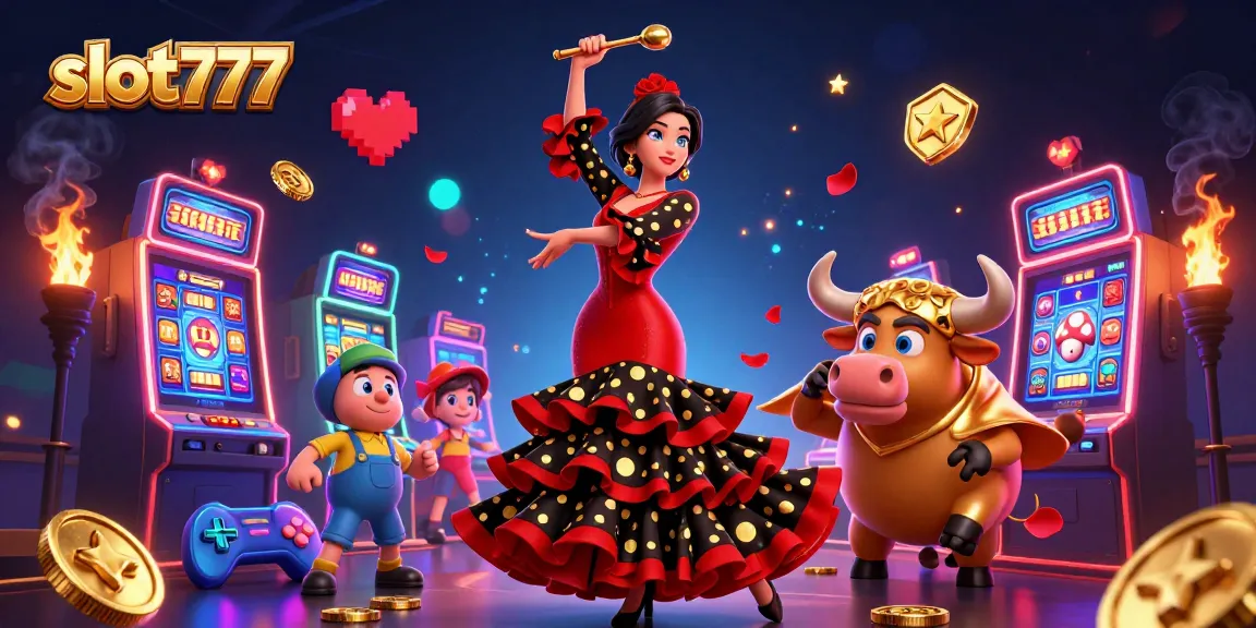 Experience thrilling jackpots at slot777 with vibrant slot machines and exciting game elements.