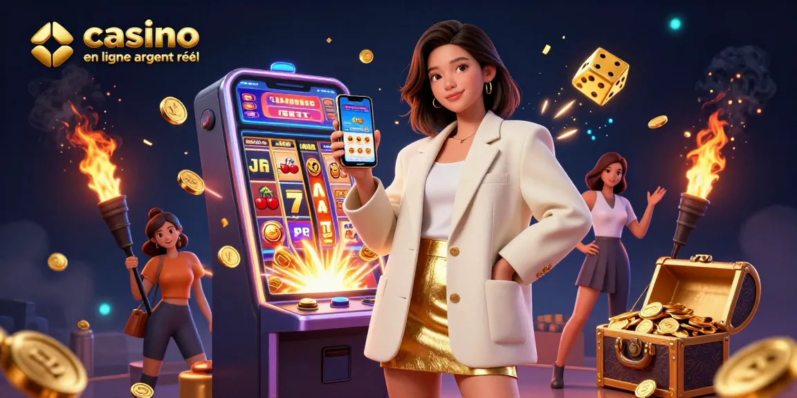 Vivez le frisson du casino en ligne argent réel avec une scène dynamique de machines à sous, de jackpots et de paris sportifs.
