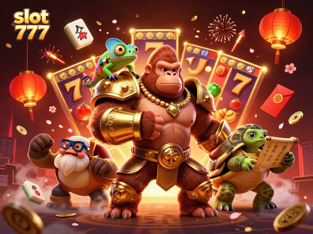 Slot 777 menghadirkan suasana slot dengan simbol kemenangan yang dinamis dan berwarna-warni.