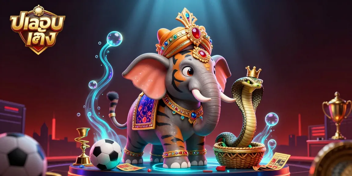 แทงบอลเต็ง sports betting scene with vibrant characters and dynamic game elements in action