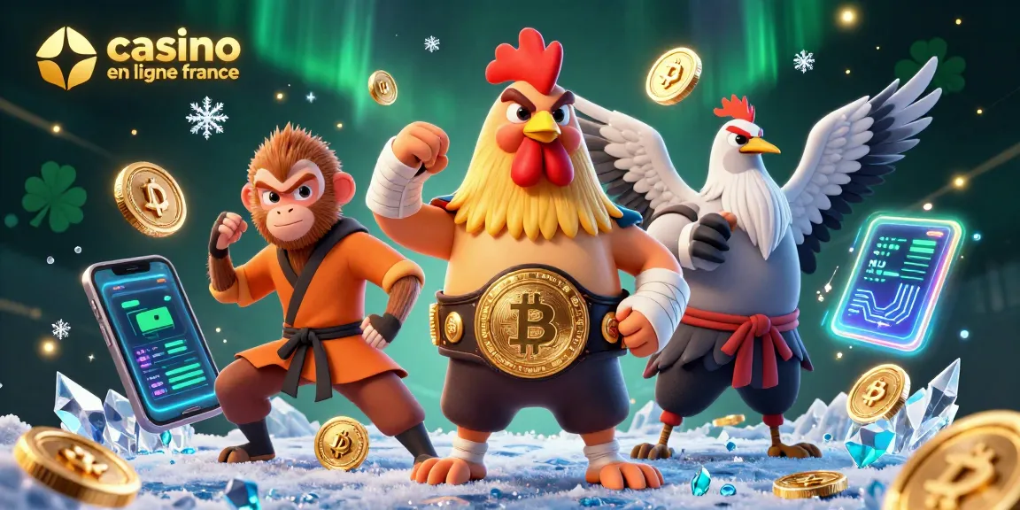 Jouez à un casino en ligne en France avec des personnages 3D inspirants dans un décor vibrant et dynamique.
