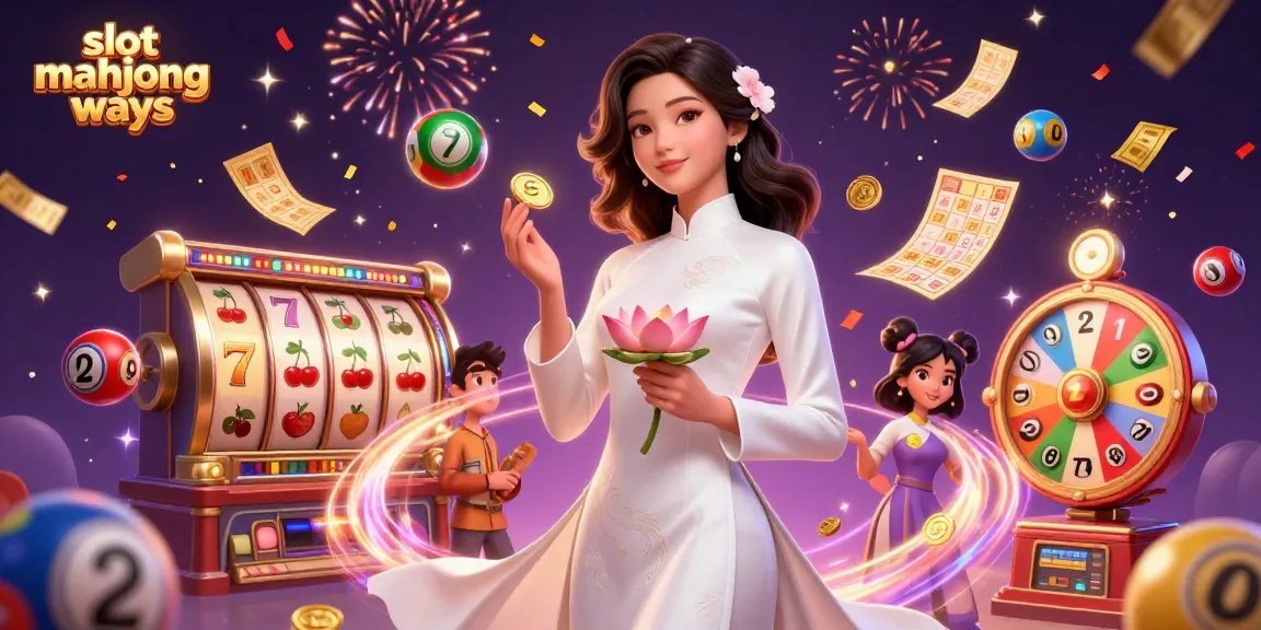 Play exciting slot mahjong ways with vibrant games, symbols, and festive elements bursting with energy.