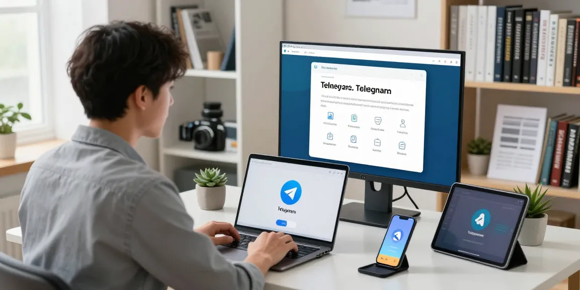 Assistance at the Telegram Chinese help center providing user support and guidance through a digital workspace.