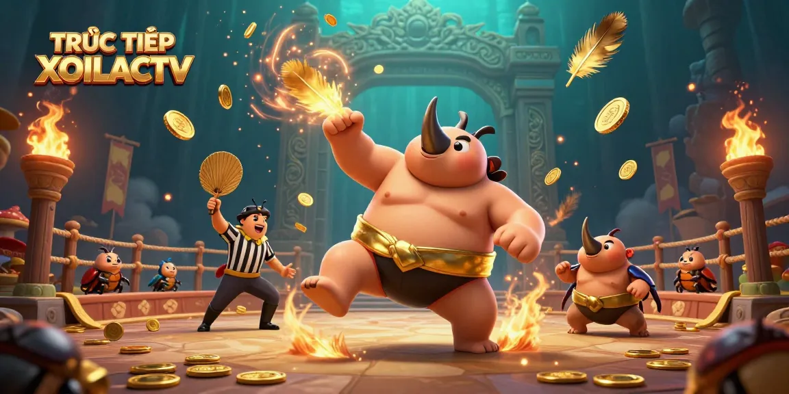 Experience TRỰC TIẾP XOILACTV with thrilling 3D action featuring colorful characters and dynamic elements.