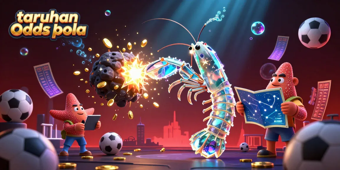 Engage with taruhan odds bola in an animated scene with galactic samurai, gold coins, and dynamic sports betting elements.